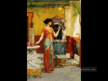  blumen Galerie - Der Blumenstrauß 1899 Neoclassicist Dame John William Godward